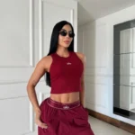 SET ALO PANTALON VINOTINTO CAMISILLA - Image 3