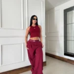 SET ALO PANTALON VINOTINTO CAMISILLA - Image 2