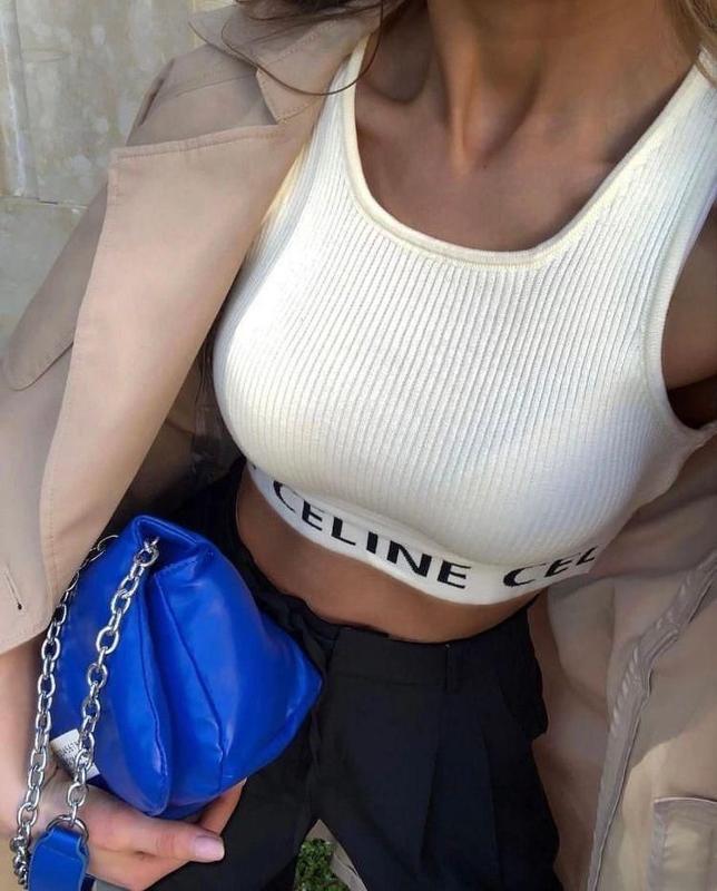 TOP CELINE NEGRO Y BLANCO - Image 4
