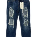 JEANS SPECIAL A OSCURO CON ROTOS - Image 4