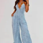 ENTERIZO ANCHO JEANS CLARO - Image 3
